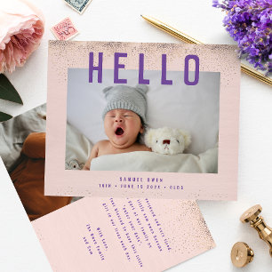 Budget Geboorte Foto Geboorteaankondiging Baby Flyer