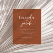 BUDGET Geborsteld Script Classic Terracotta Bruilo
