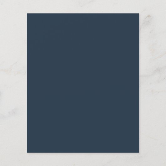 BUDGET Geborsteld Script Klassiek Navy Blue Bruilo (Achterkant)