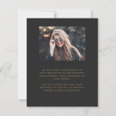 Budget Gebrande Sinaasappel Agaat Foto Afstudeerde (Achterkant)