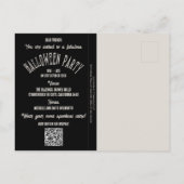 Budget Geesten Jacuzzi Adult Halloween Uitnodiging (Achterkant)