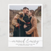 Budget, gehuwd en vrolijk kerstfeest Foto (Voorkant)