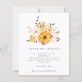 BUDGET Gele Florals Quote Weddenschap 3 Foto Bedan (Voorkant)