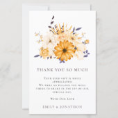 BUDGET Gele Florals Weddenschap 3 Foto citaat Beda (Voorkant)