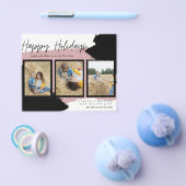 Budget Gelukkige Feestdagen Foto Kaarten Abstract  (Enkel)