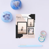 Budget Gelukkige Feestdagen Foto Kaarten Abstract  (Enkel)