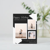 Budget Gelukkige Feestdagen Foto Kaarten Abstract  (Staand voorkant)