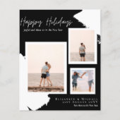 Budget Gelukkige Feestdagen Foto Kaarten Abstract  (Voorkant)