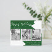 Budget Gelukkige Vakantie Foto Kaarten Abstract Mo (Staand voorkant)