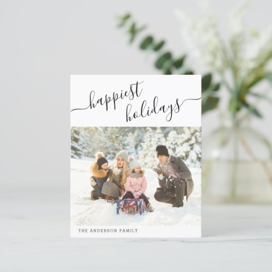 Budget Gelukkigste Vakantie Modern Minimal 2024 Fo (Staand voorkant)