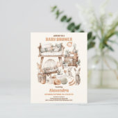 Budget Genderneutraal  speelgoed Baby shower (Staand voorkant)