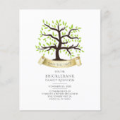 Budget Genealogie Tree Family Reunion Jaarlijkse P (Voorkant)