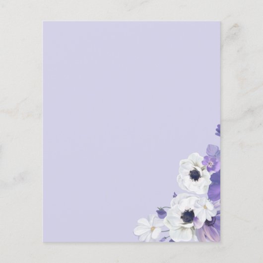 Budget Geometrische Paarse weddenschappen (Achterkant)