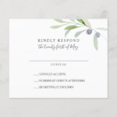 BUDGET Gepineerde olijfbladeren tak Weddenschap RS (Voorkant)