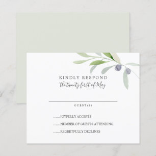 BUDGET Gepineerde olijfbladeren tak Weddenschap RS