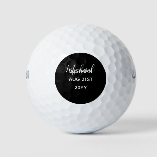 BUDGET Getuige Bruidsjonker CADOS Geschenken Klass Golfballen (Voorkant)