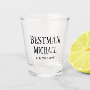 BUDGET Getuige Bruidsjonker CADOS Geschenken Klass Shot Glas