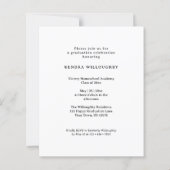 Budget Gewoon Elegant Foto Homeschool Afstuderen (Achterkant)