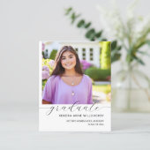 Budget Gewoon Elegant Foto Homeschool Afstuderen (Staand voorkant)