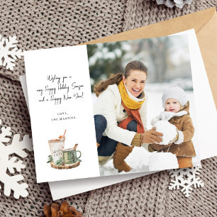 Budget Gezellig Kerstbriefje Foto Vakantie