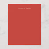 Budget Ginger najaar najaar uitnodiging tot huweli (Achterkant)