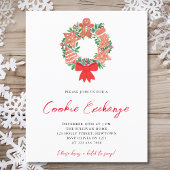 Budget Gingerbread Cookie Exchange Vakantie Uitnod
