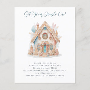 Budget Gingerbread House Kerstfeest Uitnodigen