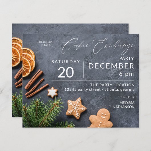 Budget Gingerbrood en Oranje Koekjeswisselpartij (Voorkant / Achterkant)