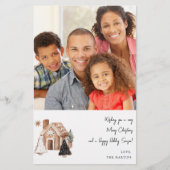 Budget Gingerbrood House & Kerstkoekjes Opmerking  Flyer (Voorkant)