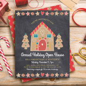 Budget Gingerbrood Open House Chalkboard Invite