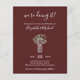 BUDGET Gipsophila Mason Bloemenvaas Minimalistisch Flyer