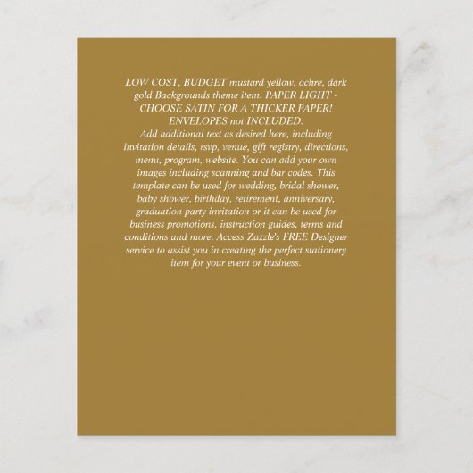 BUDGET Gipsophila Mason Jar Moderne Minimaal TROUW Flyer (Achterkant)