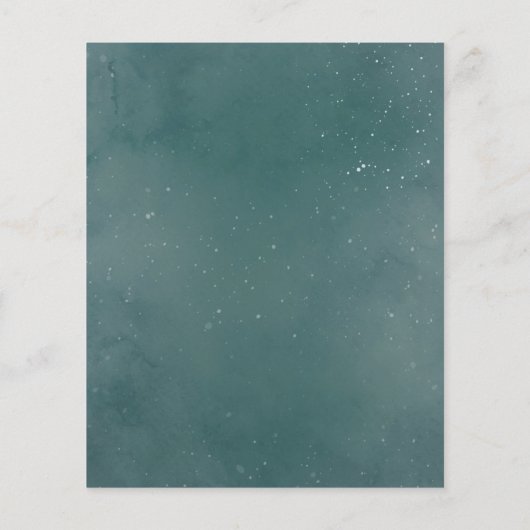 Budget Giraffe Stars Baby shower Uitnodiging (Achterkant)