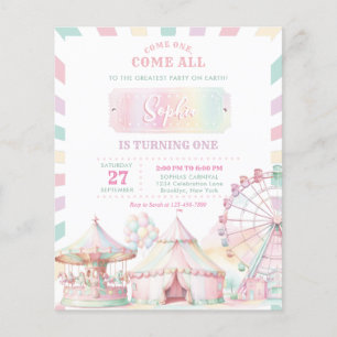 BUDGET Girly Pastel Kleur Carnaval Circus Verjaard