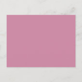 Budget  Girly Wedding RSVP Glitter Pink Uitnodiging Briefkaart (Achterkant)