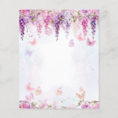 BUDGET Girly Wisteria Gouden Vlinder KidS Verjaard (Achterkant)