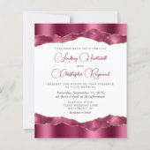 Budget Glam Bourgogne Spiegel Tegels bruiloft Uitn (Voorkant)