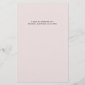 Budget Glinsterend Water Roze Strand Bruiloft (Achterkant)