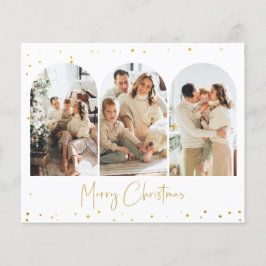 Budget Glitter Arch-kerstfoto Wenskaart Flyer