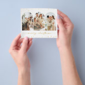 Budget Glitter Arch-kerstfoto Wenskaart Flyer (Hand)