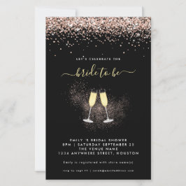 Budget Glitter Champagne Bridal Shower