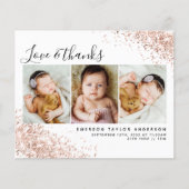 Budget Glitter Foto Baby Hartelijk dank (Voorkant)