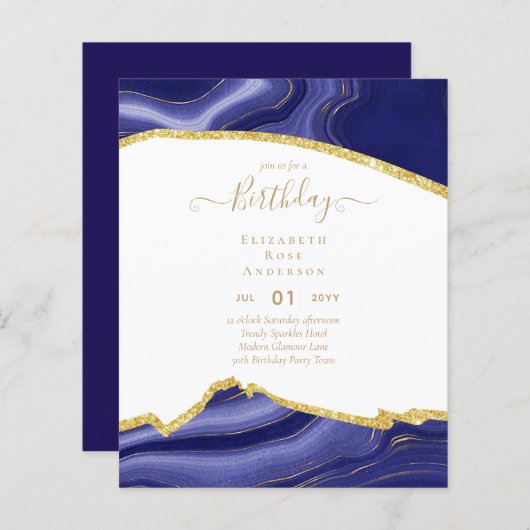 BUDGET Glitter Glam Agate  Girly Any Age (Voorkant / Achterkant)