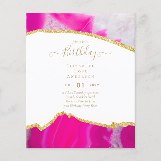 BUDGET Glitter Glam Agate  Girly Any Age (Voorkant)