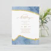 BUDGET Glitter Glam Agate Girly Any Age Kaart (Staand voorkant)