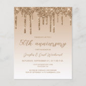 Budget Glitter Gold 50th Anniversary Script (Voorkant)