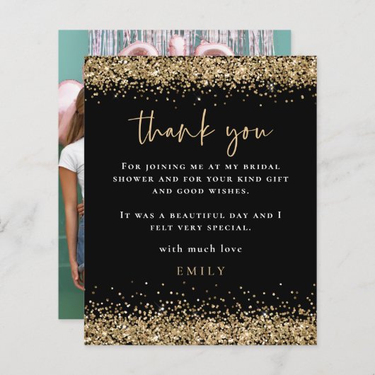 Budget Glitter Photo Vrijgezellenfeest Black Harte (Voorkant / Achterkant)