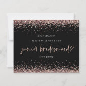 Budget Glitter Roos Gold Junior Bridesmaid Req (Voorkant)