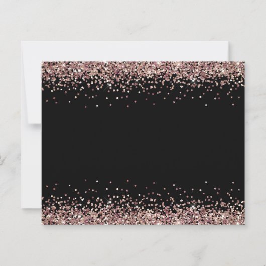 Budget Glitter Roos Gold Matron of Honor Request (Achterkant)