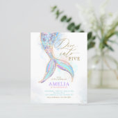 BUDGET Glitter Zeemeermin Tail Duik in Kind Verjaa (Staand voorkant)